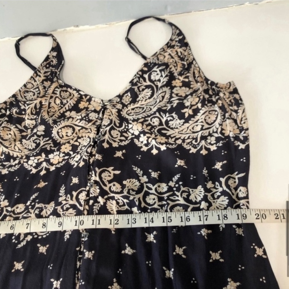 Billabong Navy and Cream Maxi Dress - Picture 10 of 16